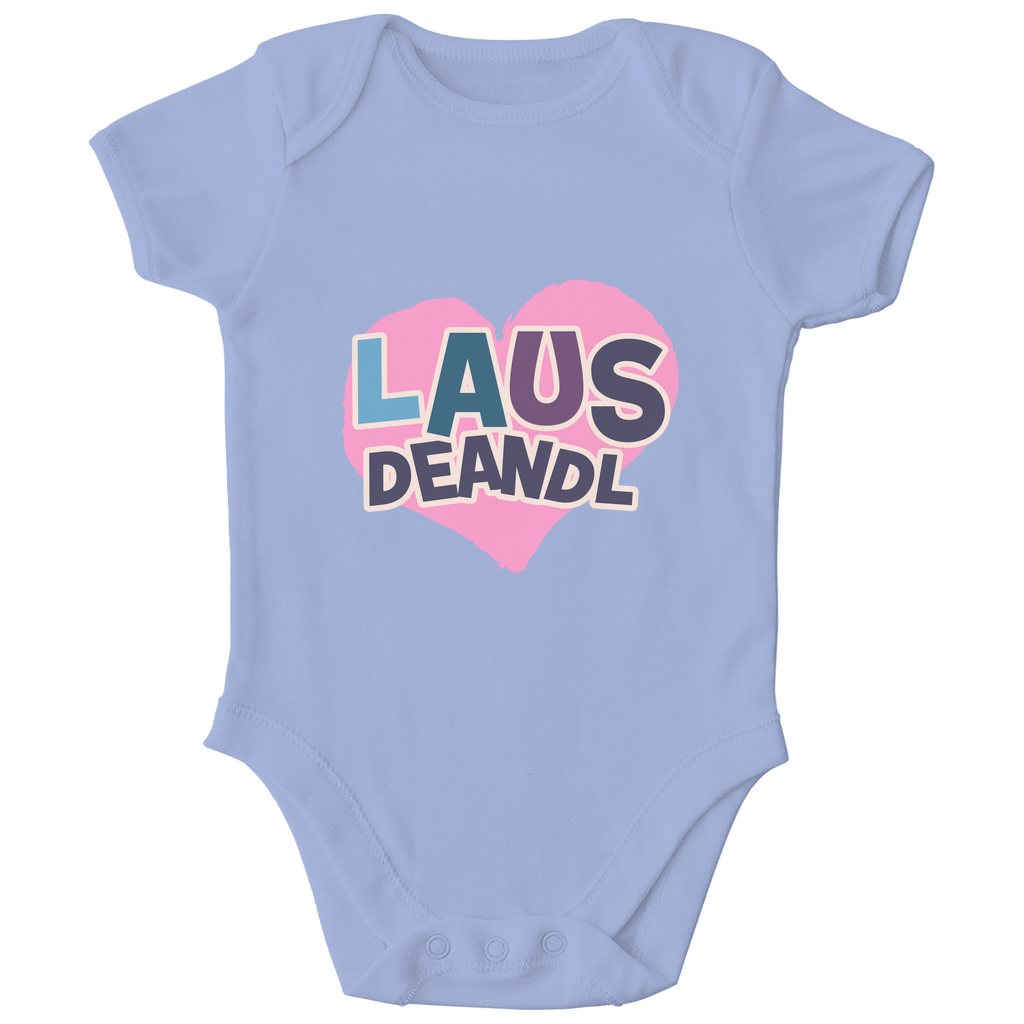 Bayerischer Bio Baby Body Lausdeandl - bunt - Grantler Gwand