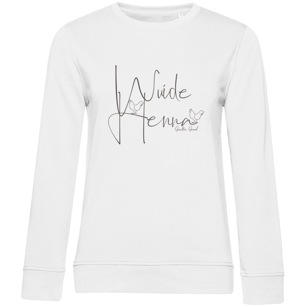 Damen Premium Bio Sweatshirt wuide Henna - grau