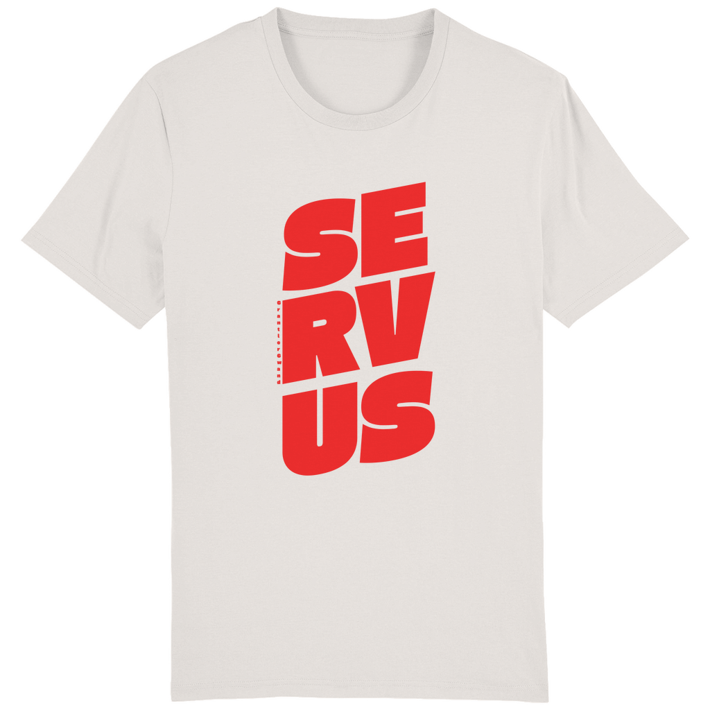 Bayerisches Herren T-Shirt Servus - rot - Grantler Gwand
