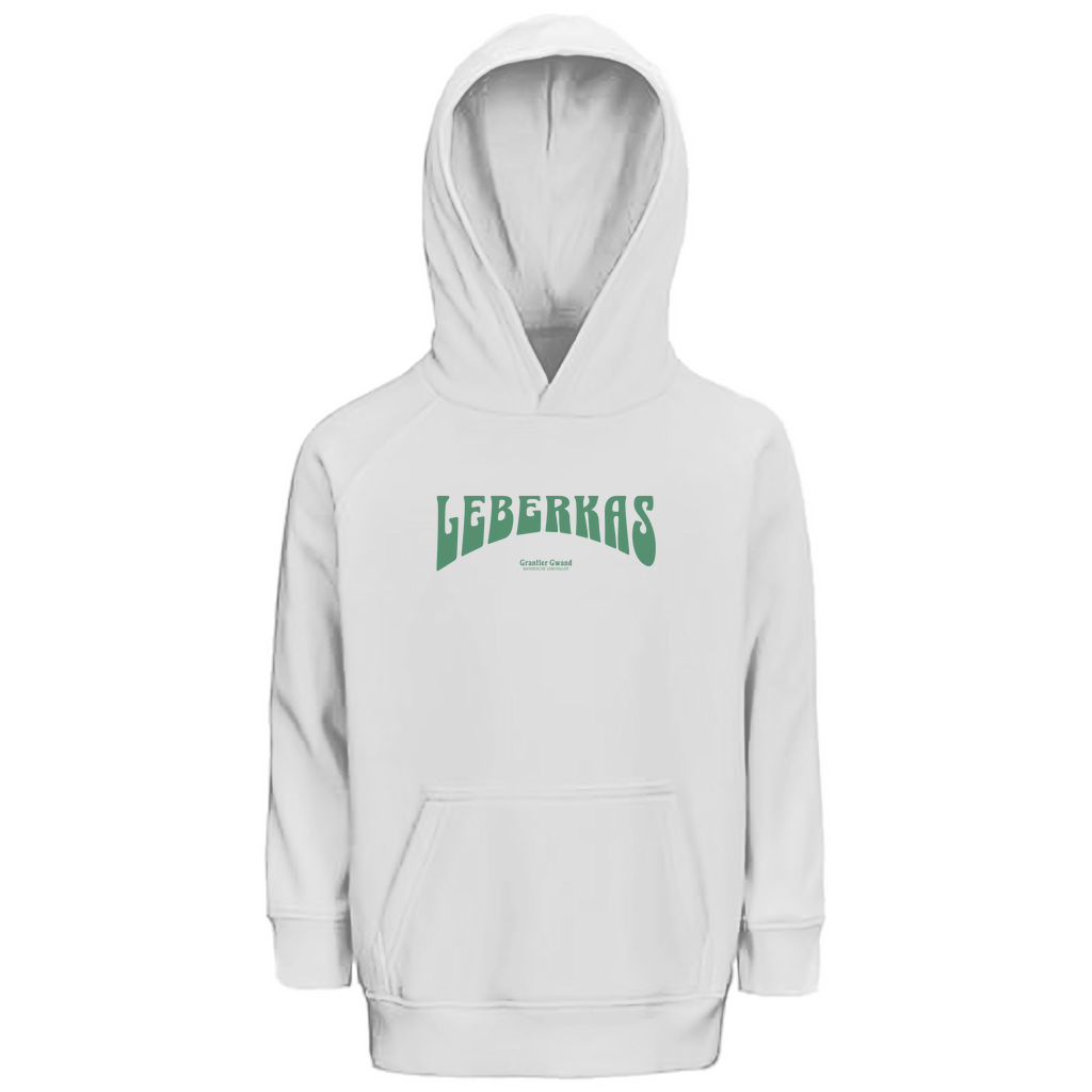 Bayerischer Kinder Premium Bio Hoodie - Leberkas - Grantler Gwand