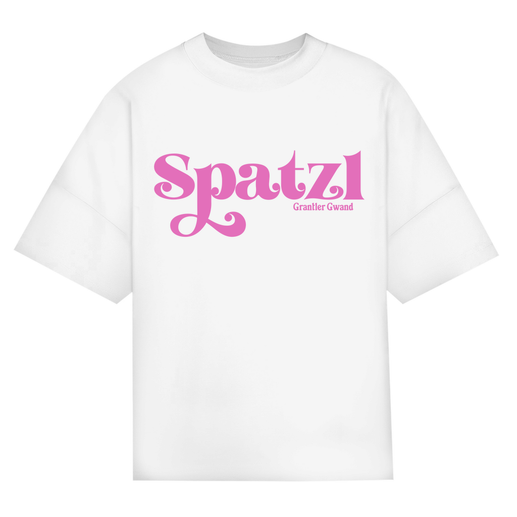 Bayerisches Oversize T-Shirt Frauen - Spatzl - Pink - Grantler Gwand