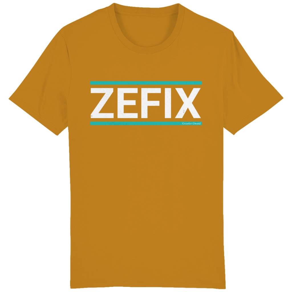 Bayerisches Herren T-Shirt Zefix - grün/weiß - Grantler Gwand