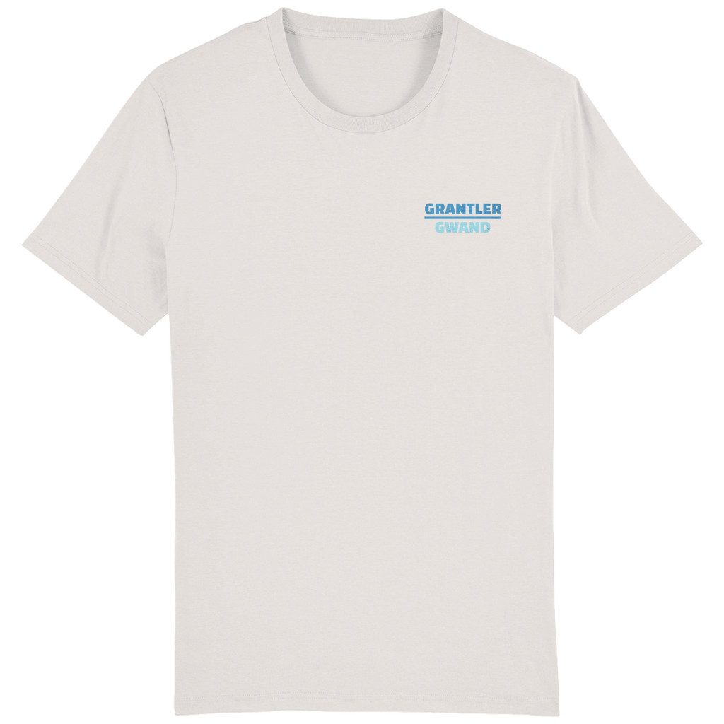 Bayerisches Herren T-Shirt Scheiss da nix, dann feid da nix - blau - - Front- und Backprint!