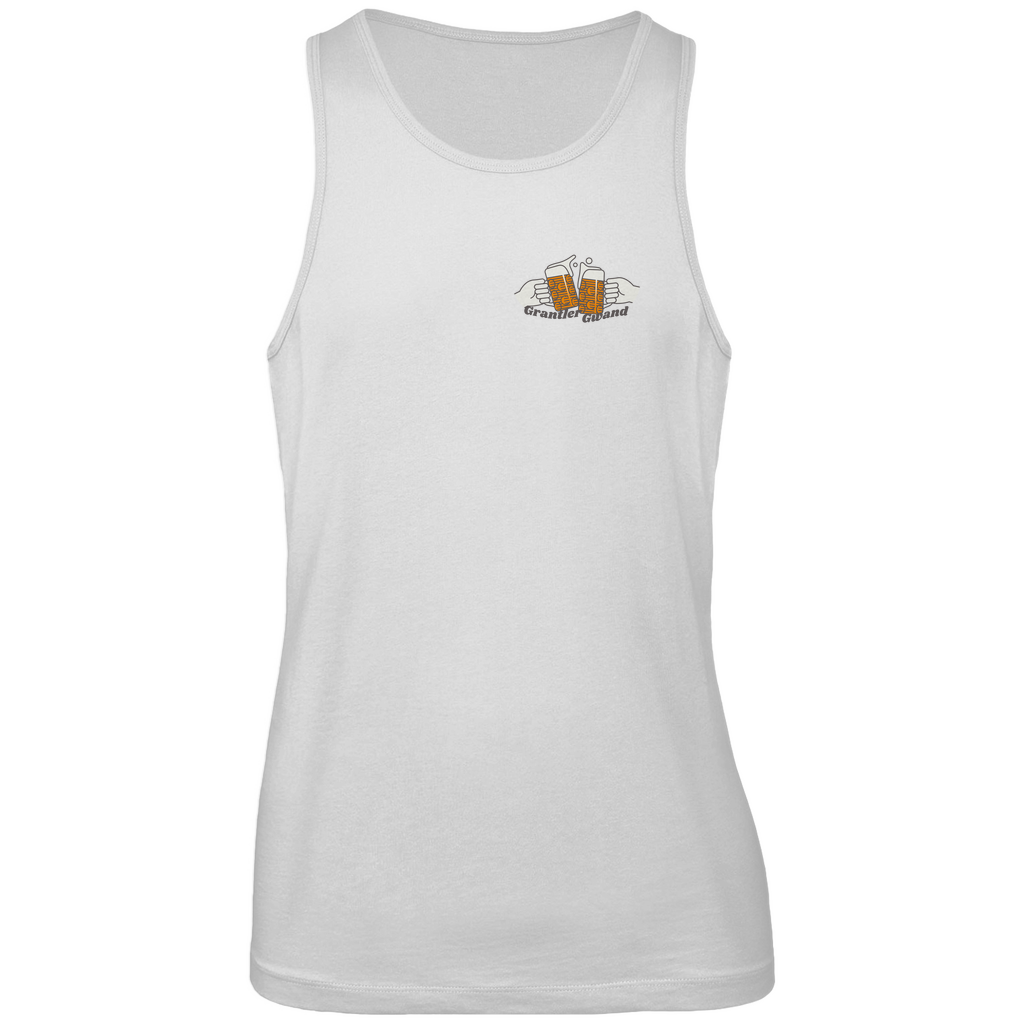 Bayerisches Herren Premium Tank Top Volksfest Oida - Grün - Grantler Gwand - Front- und Backprint