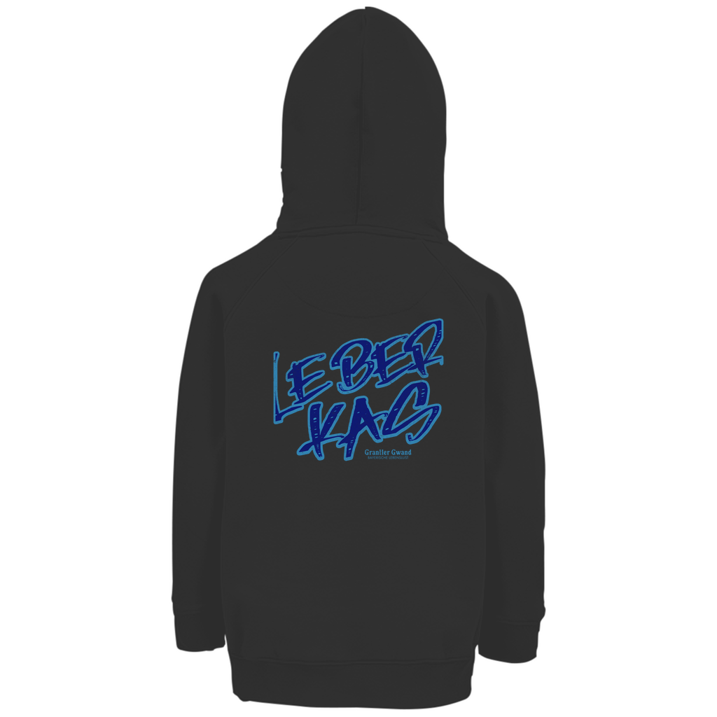 Bayerischer Kinder Premium Bio Hoodie - Leberkas - Grantler Gwand