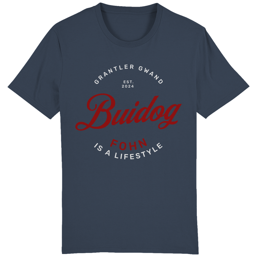 Bayerisches Herren T-Shirt Buidog fohn - rot - Grantler Gwand