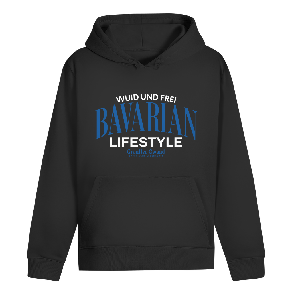 Bayerischer Hoodie Unisex - Bavarian Lifestyle - weiß - Grantler Gwand