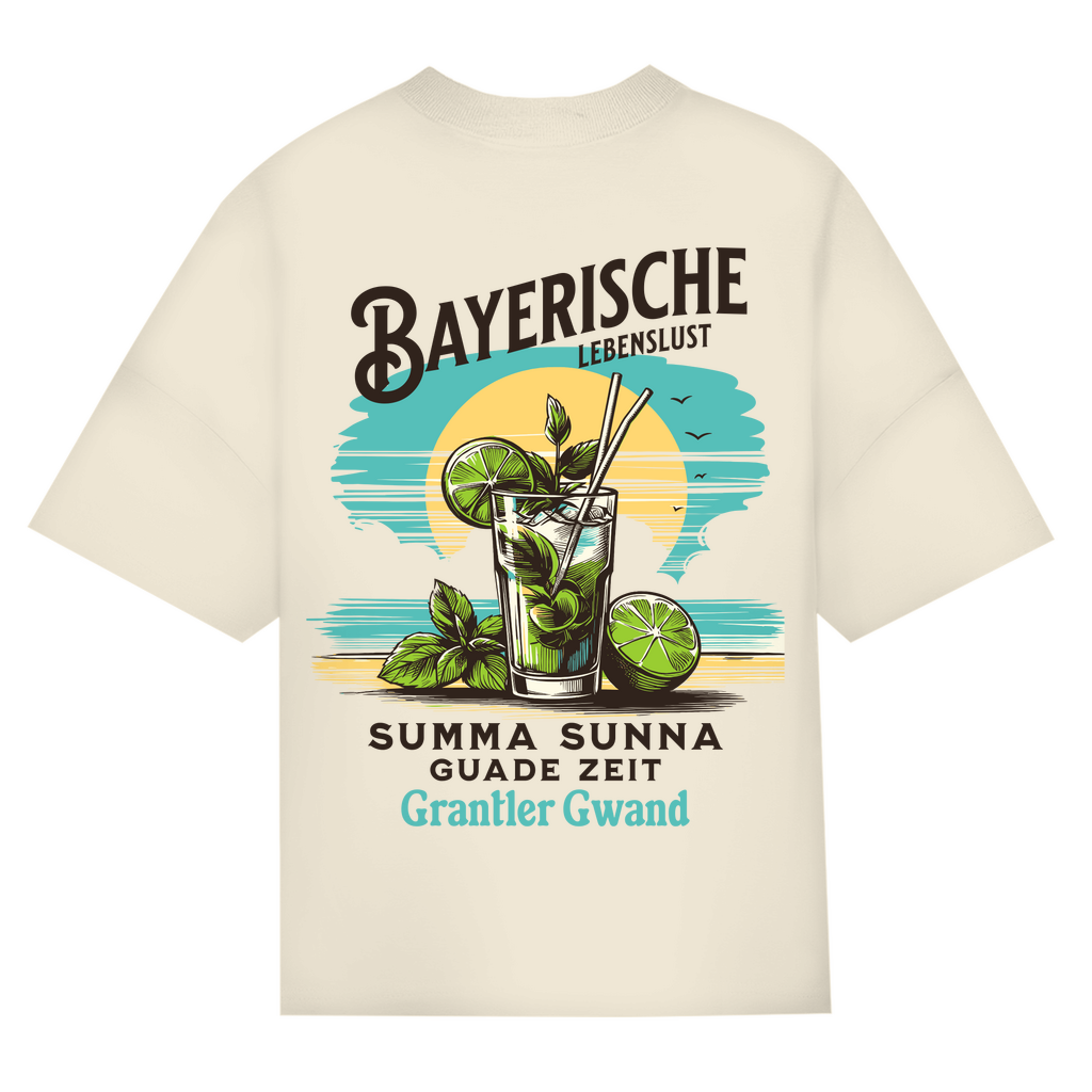 Bayerisches Oversize T-Shirt Unisex - Bayerische Lebenslust - Grantler Gwand