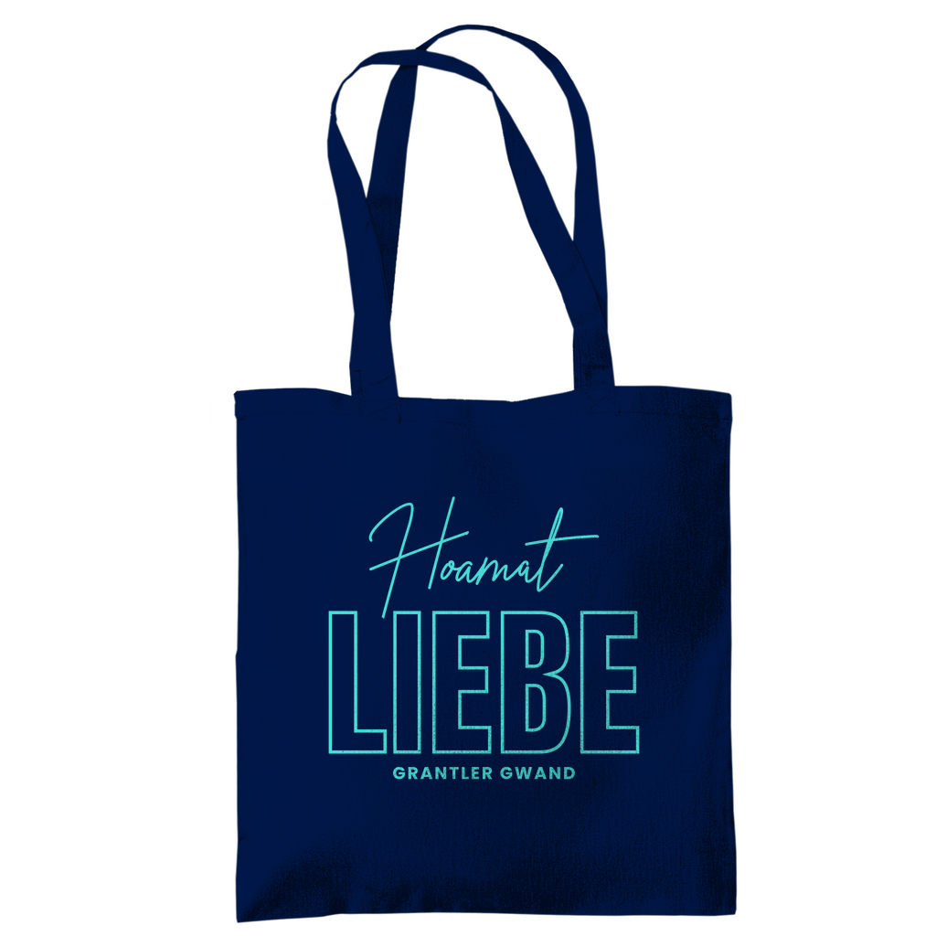 Bayerische Tragetasche Hoamat Liebe - Mint - Grantler Gwand