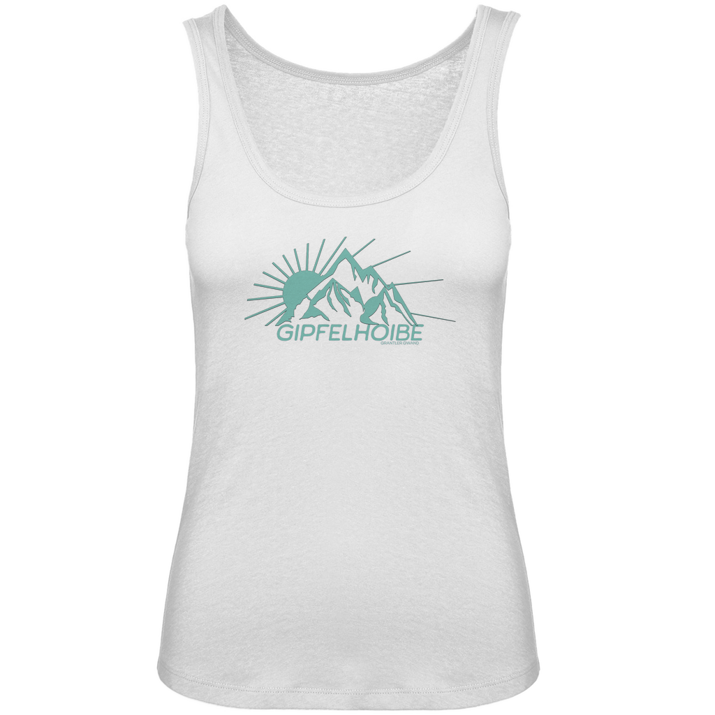 Bayerisches Damen Premium Organic Tank Top Gipfelhoibe - mint - Grantler Gwand