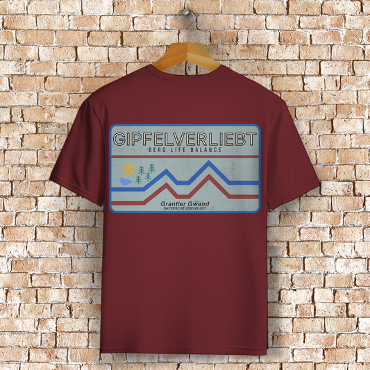 Bayerisches T-Shirt Unisex - Gipfelverliebt - Grantler Gwand
