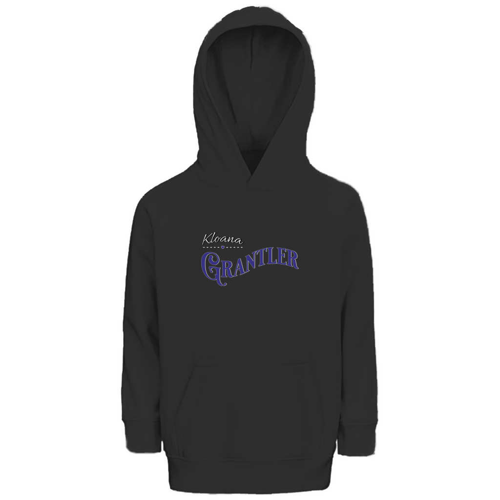 Bayerischer Kinder Premium Bio Hoodie kloana Grantler - weiß - Grantler Gwand
