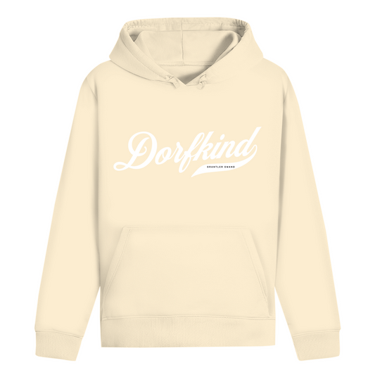 Bayerischer Hoodie Unisex - Dorfkind - weiß - Grantler Gwand