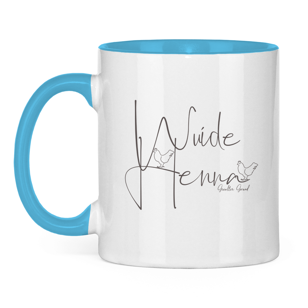 Tasse zweifarbig wuide Henna - grau