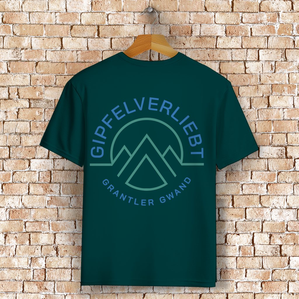 Bayerisches T-Shirt Unisex - Gipfelverliebt - Grantler Gwand