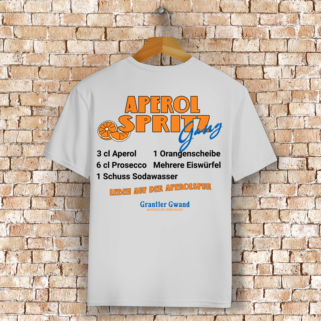 Bayerisches T-Shirt Unisex - Aperol Spritz Gang - Grantler Gwand