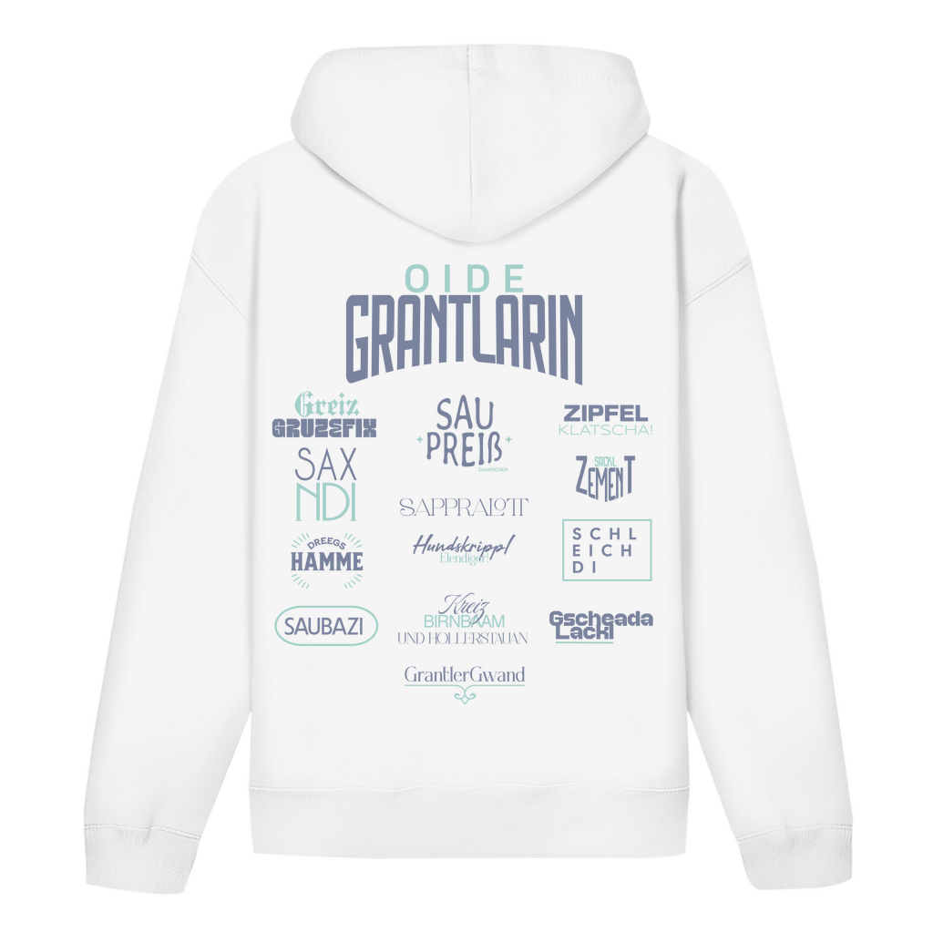 Bayerischer Unisex Hoodie - Oide Grantlarin Fluchhoodie - Grün - Grantler Gwand