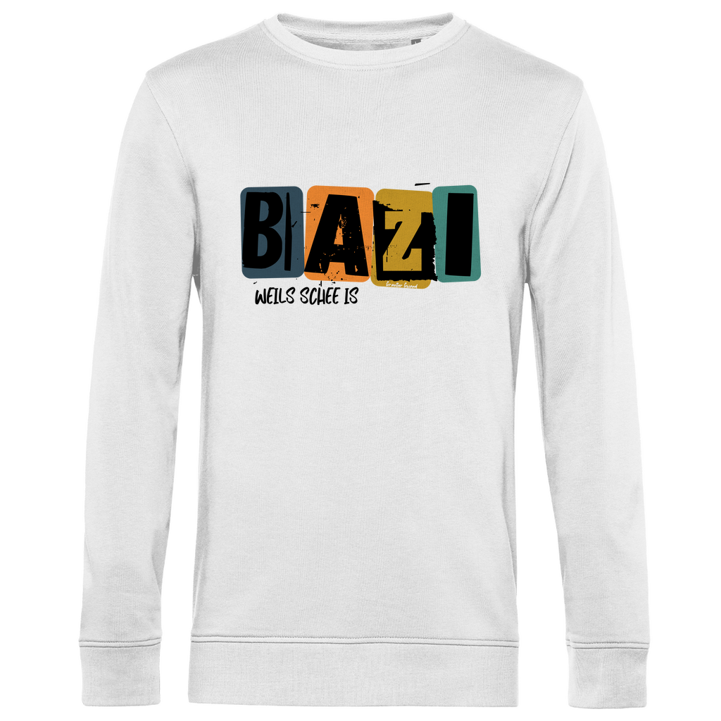 Herren Premium Bio Sweatshirt Bazi, weils schee is