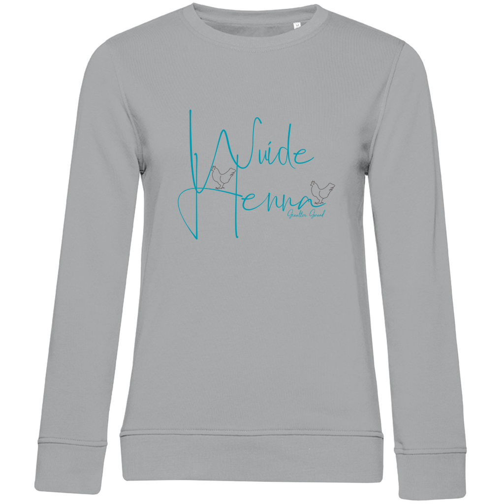 Damen Premium Bio Sweatshirt wuide Henna - blau