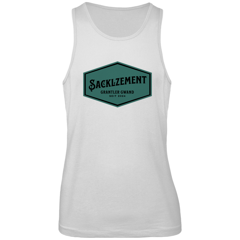 bayerisches Herren Premium Tank Top Sacklzement - Grün - Grantler Gwand