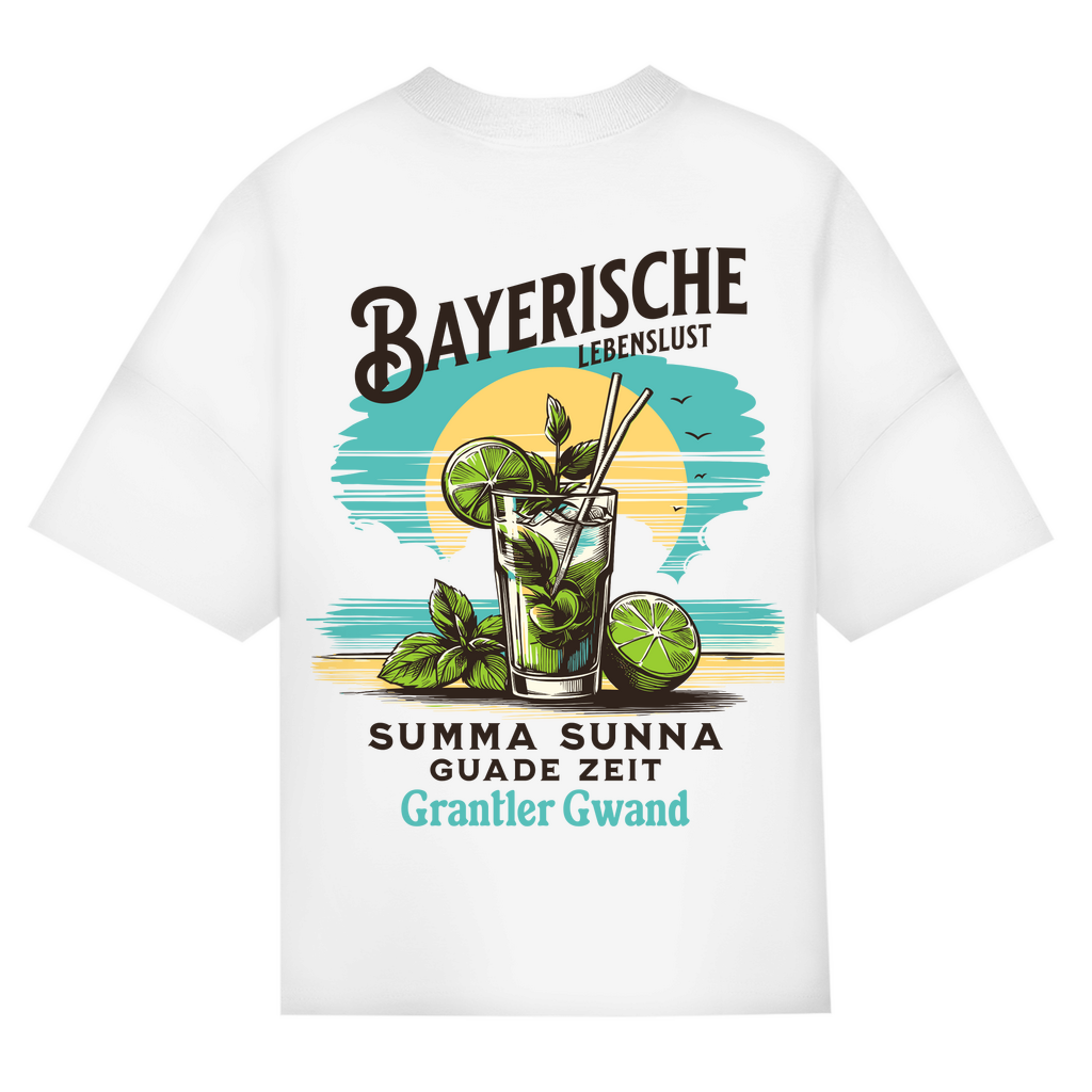 Bayerisches Oversize T-Shirt Unisex - Bayerische Lebenslust - Grantler Gwand
