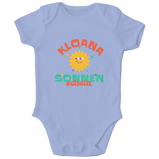 Bayerischer Bio Baby Body Kloana Sonnenschein - Grantler Gwand