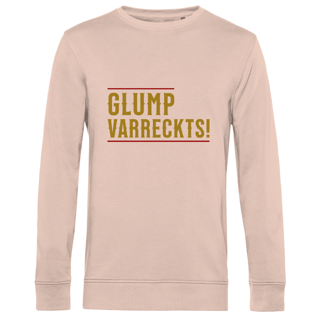 Bayerisches Herren Premium Bio Sweatshirt Glump varreckts - gold - Grantler Gwand