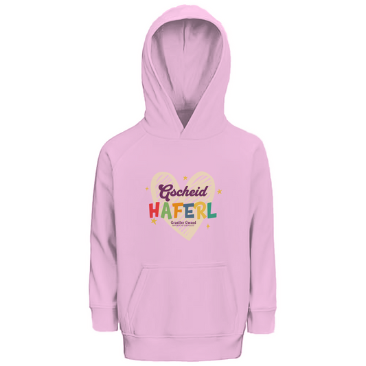 Bayerischer Kinder Premium Bio Hoodie - Gscheid Haferl - Grantler Gwand