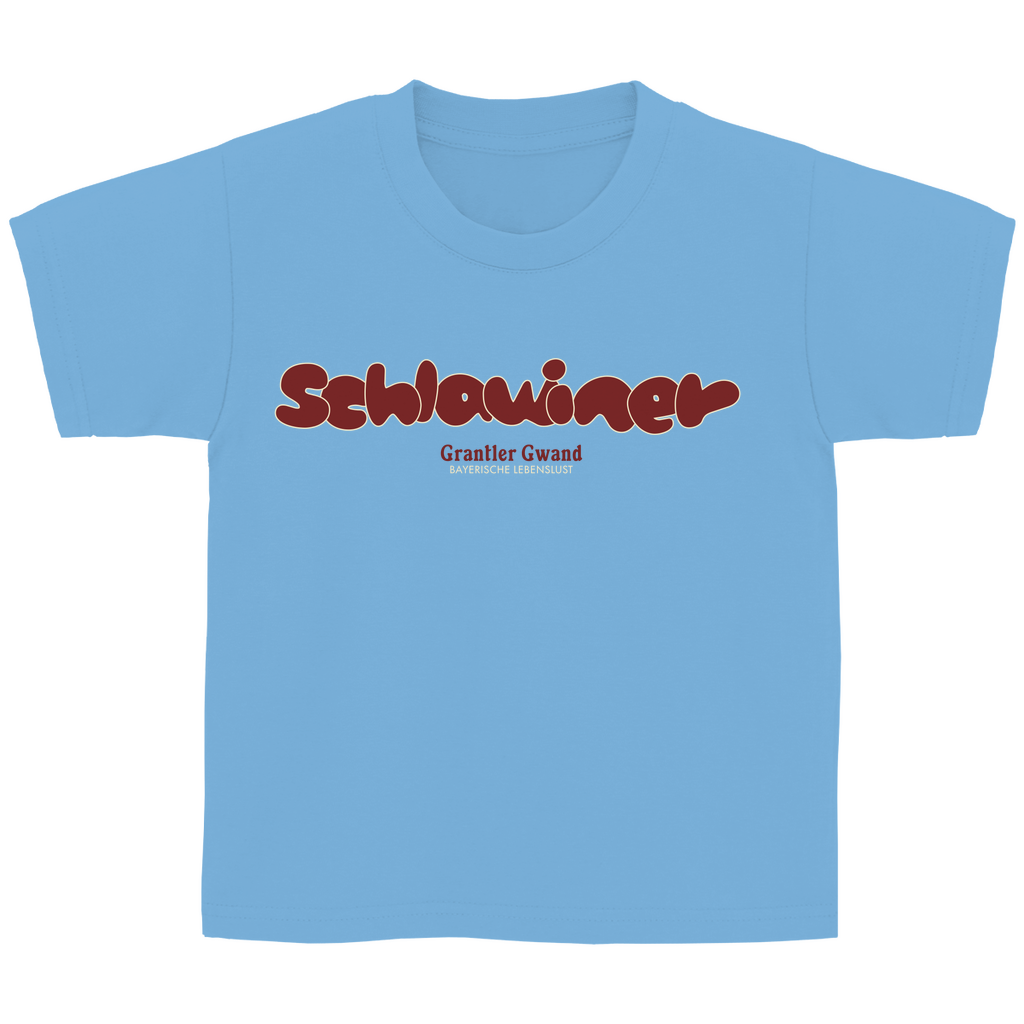 Bayerisches Kinder T-Shirt - Schlawiner - rot - Grantler Gwand