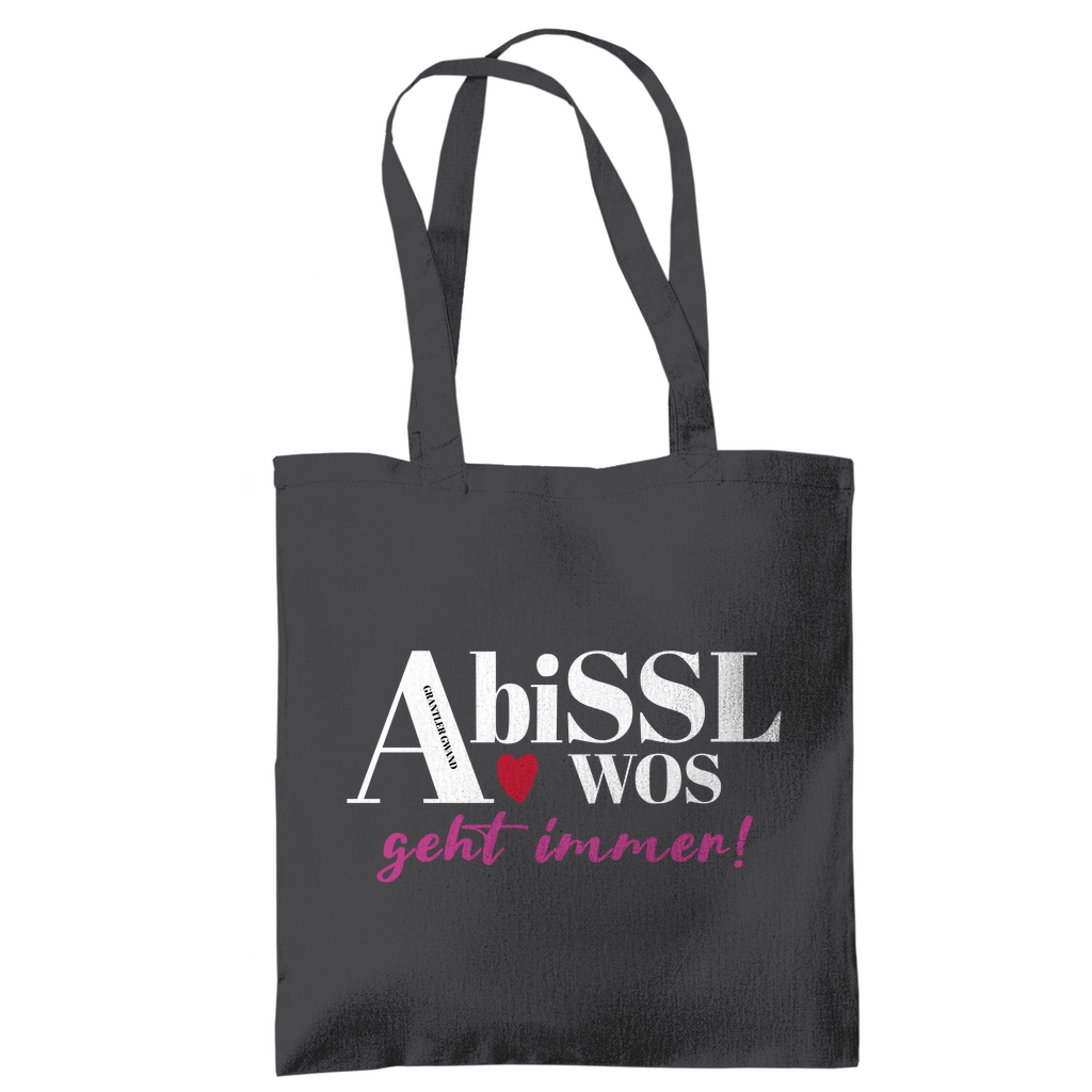 Bayerische Tragetasche A bissl wos geht immer - pink - Grantler Gwand