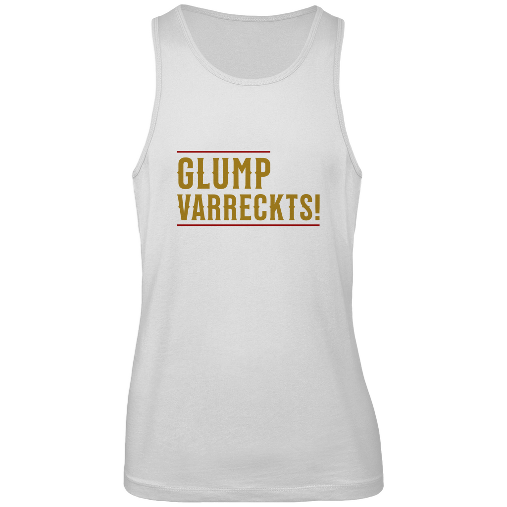 Bayerisches Herren Premium Tank Top Glump varreckts - gold - Grantler Gwand