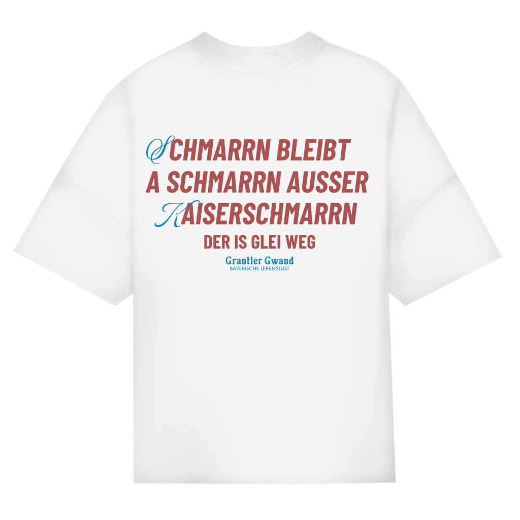 Bayerisches Oversize T-Shirt Unisex - Schmarrn bleibt a Schmarrn - Grantler Gwand