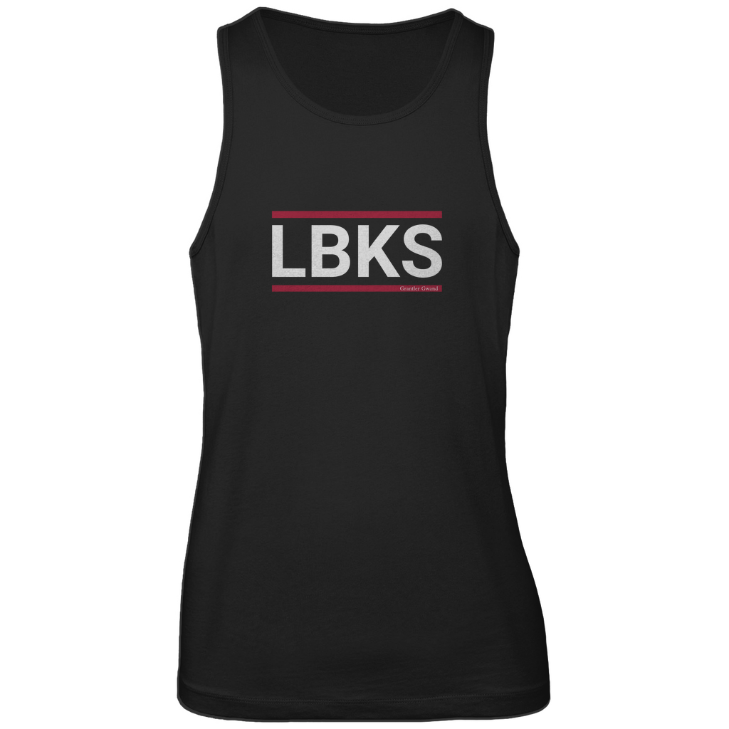 Bayerisches Herren Premium Tank Top LBKS - rot/weiß - Grantler Gwand
