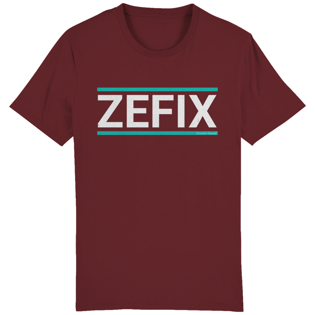 Bayerisches Herren T-Shirt Zefix - grün/weiß - Grantler Gwand