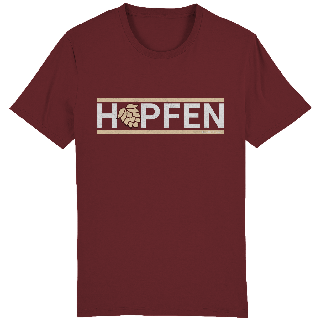 Bayerisches Herren T-Shirt Hopfen - gold - Grantler Gwand