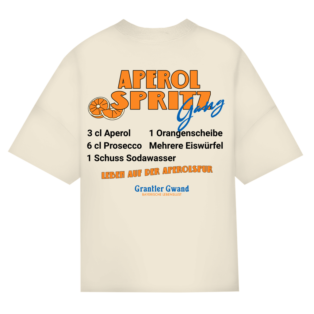 Bayerisches Oversize T-Shirt Frauen - Aperol Spritz Gang - Grantler Gwand