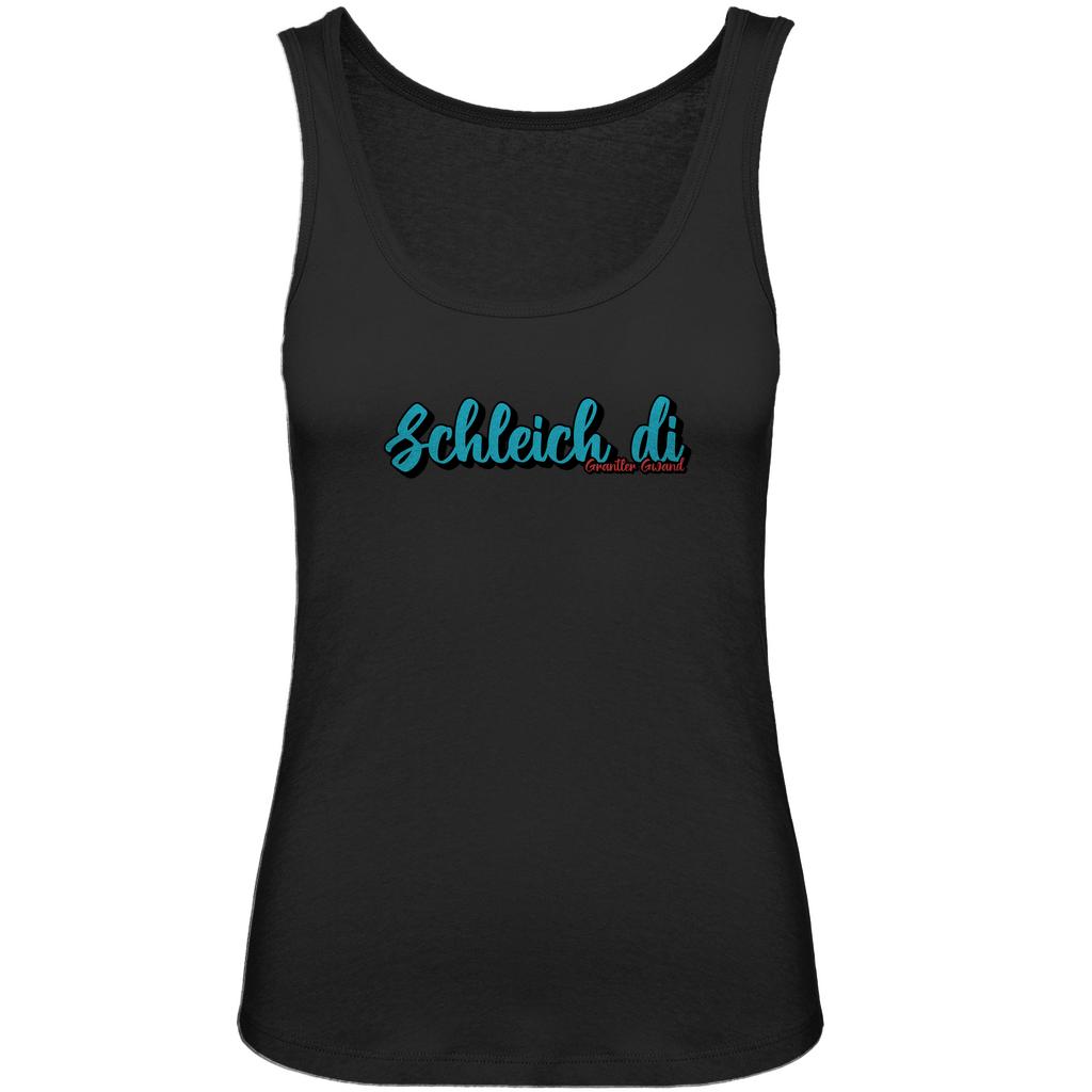 Bayerisches Damen Premium Organic Tank Top Schleich di - hellblau - Grantler Gwand