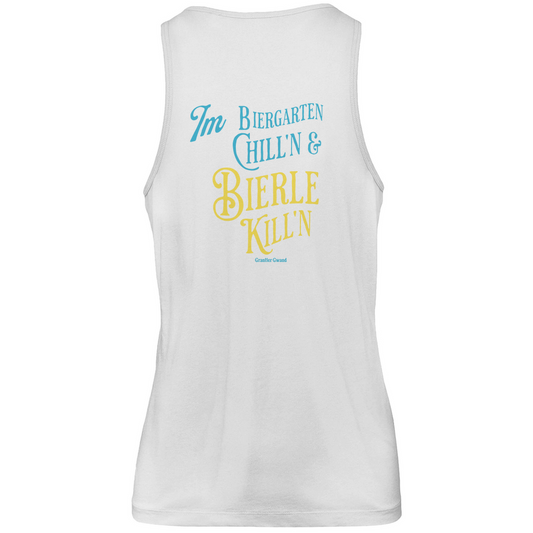 Bayerisches Herren Premium Tank Top - Im Biergarten chill´n & Bierle killn - Grantler Gwand