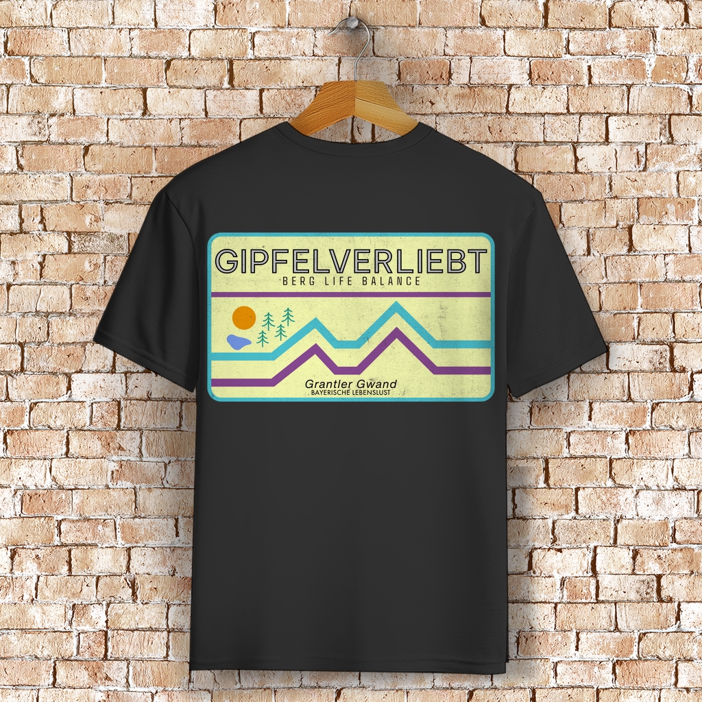 Bayerisches T-Shirt Unisex - Gipfelverliebt - Grantler Gwand