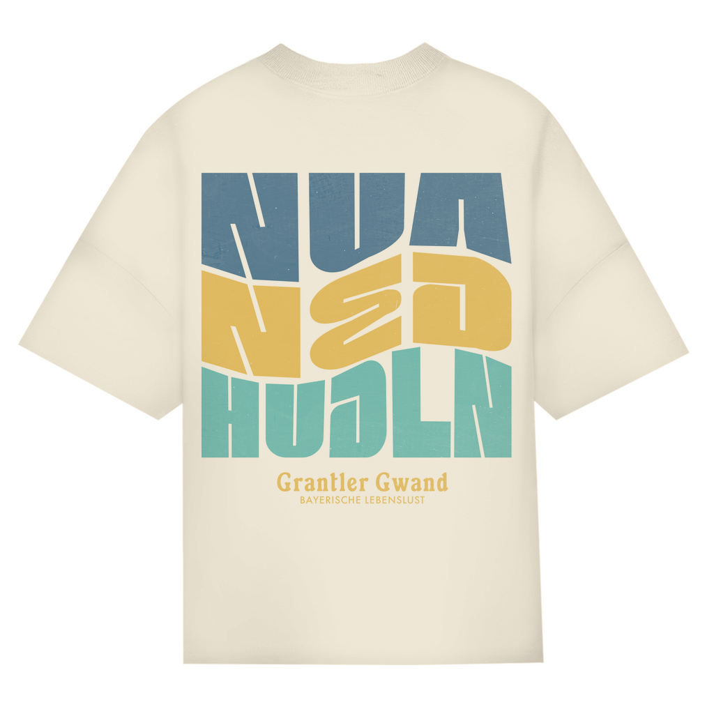 Bayerisches Oversize T-Shirt Unisex -  Nua ned hudln - Grantler Gwand