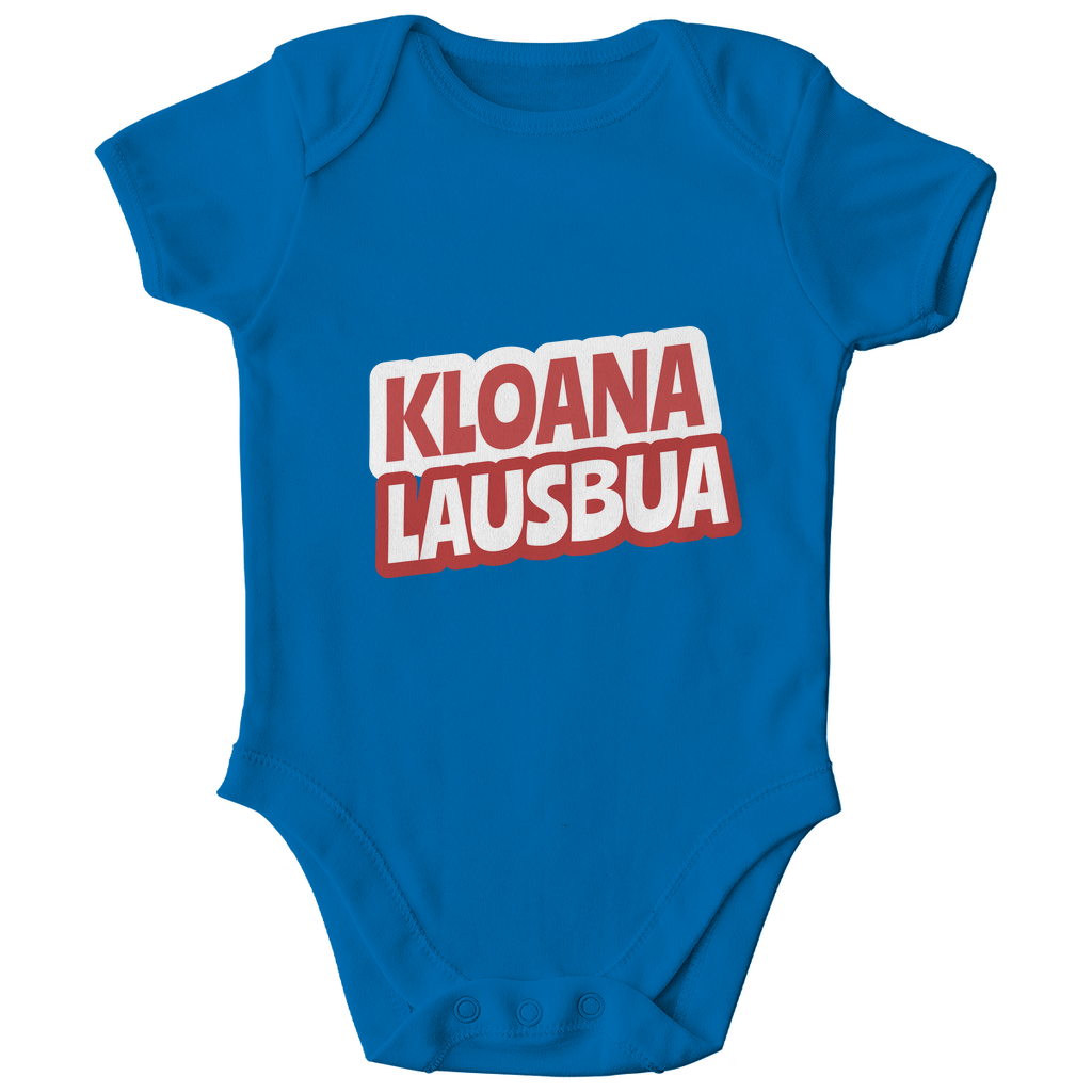 Bayerischer Baby Bio Body Kloana Lausbua - rot - Grantler Gwand