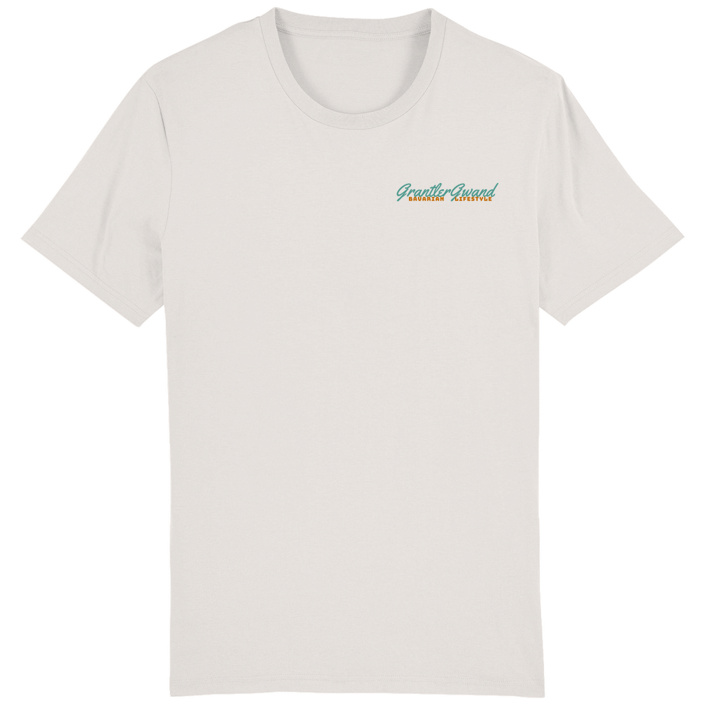 Bayerisches Herren T-Shirt A Hoibe away keeps the doctor away - FRONT-UND BACKPRINT - Grantler Gwand