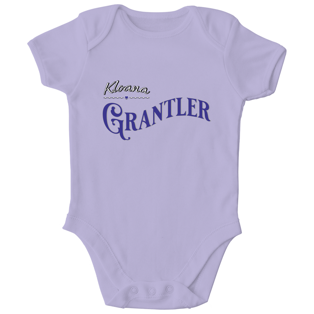 Bayerischer Bio Baby Body kloana Grantler - weiß - Grantler Gwand