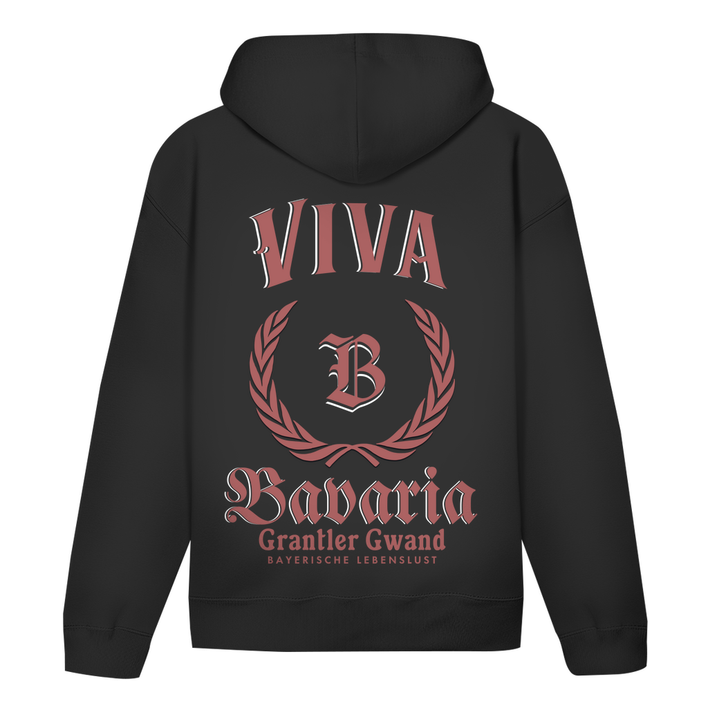 Bayerischer Hoodie Unisex - Viva Bavaria rot - Grantler Gwand