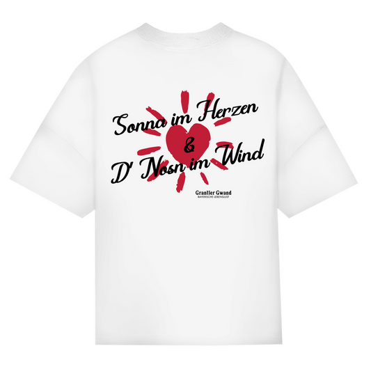 Bayerisches Oversize T-Shirt Unisex - Sonna im Herzen - Grantler Gwand