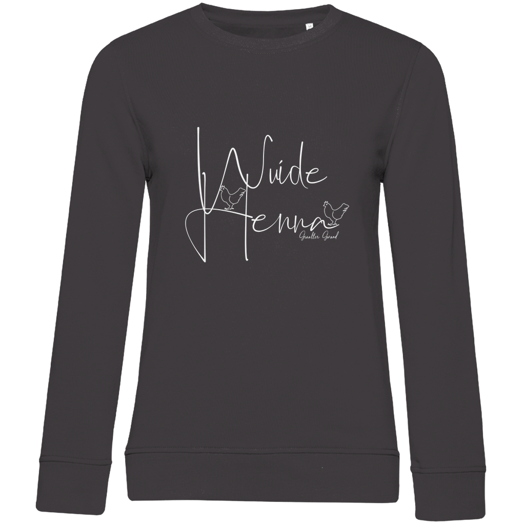 Damen Premium Bio Sweatshirt wuide Henna - weiß