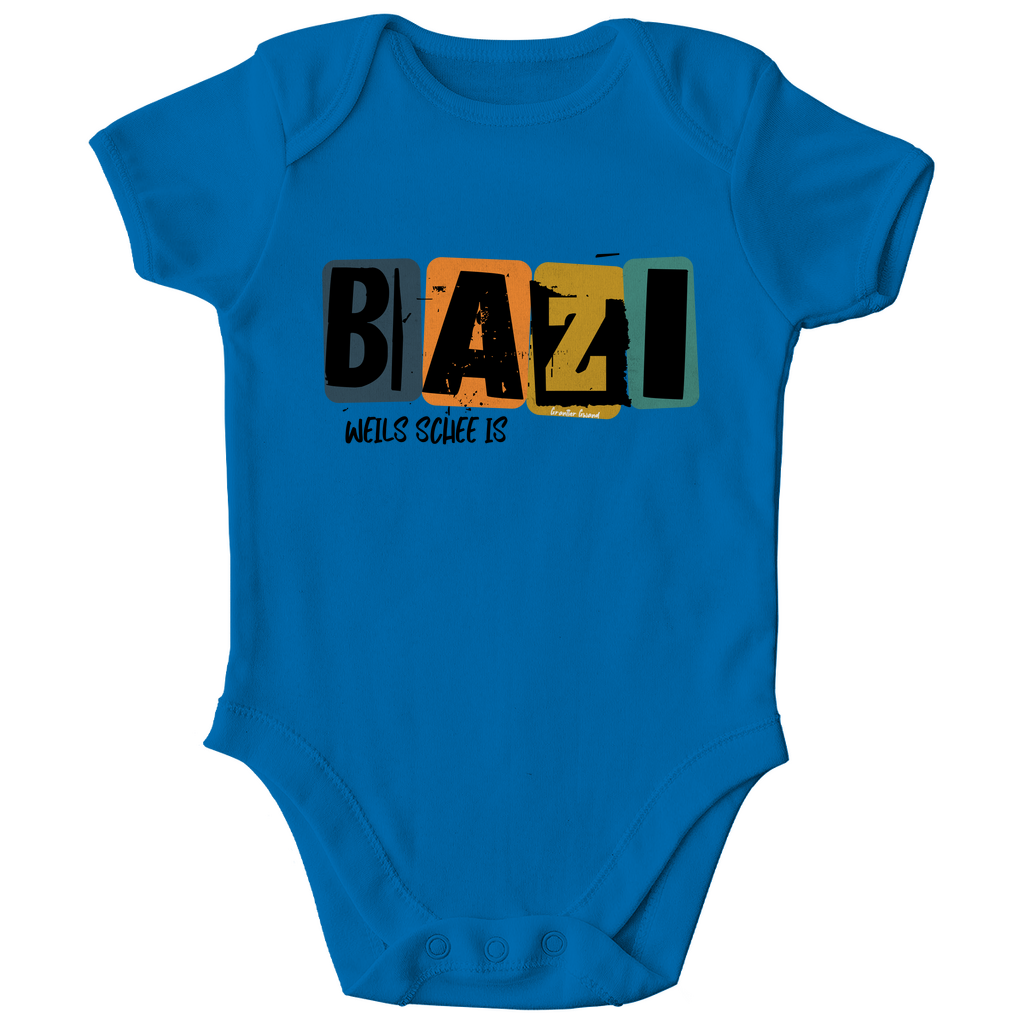 Bayerischer Bio Baby Body Bazi, weils schee is - Grantler Gwand
