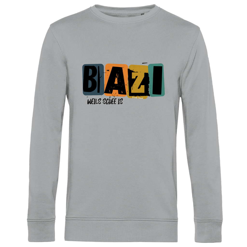 Herren Premium Bio Sweatshirt Bazi, weils schee is