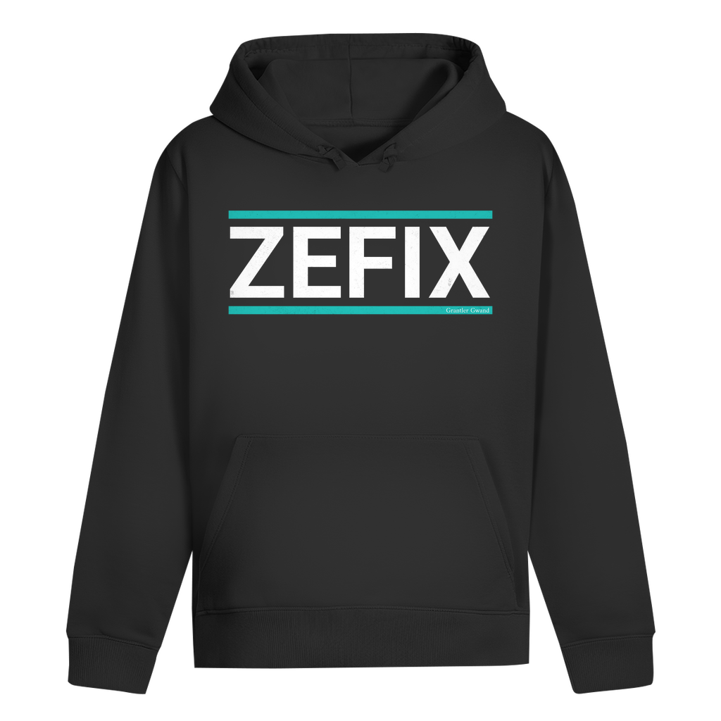 Bayerischer Hoodie Unisex - Zefix - grün/weiß - Grantler Gwand