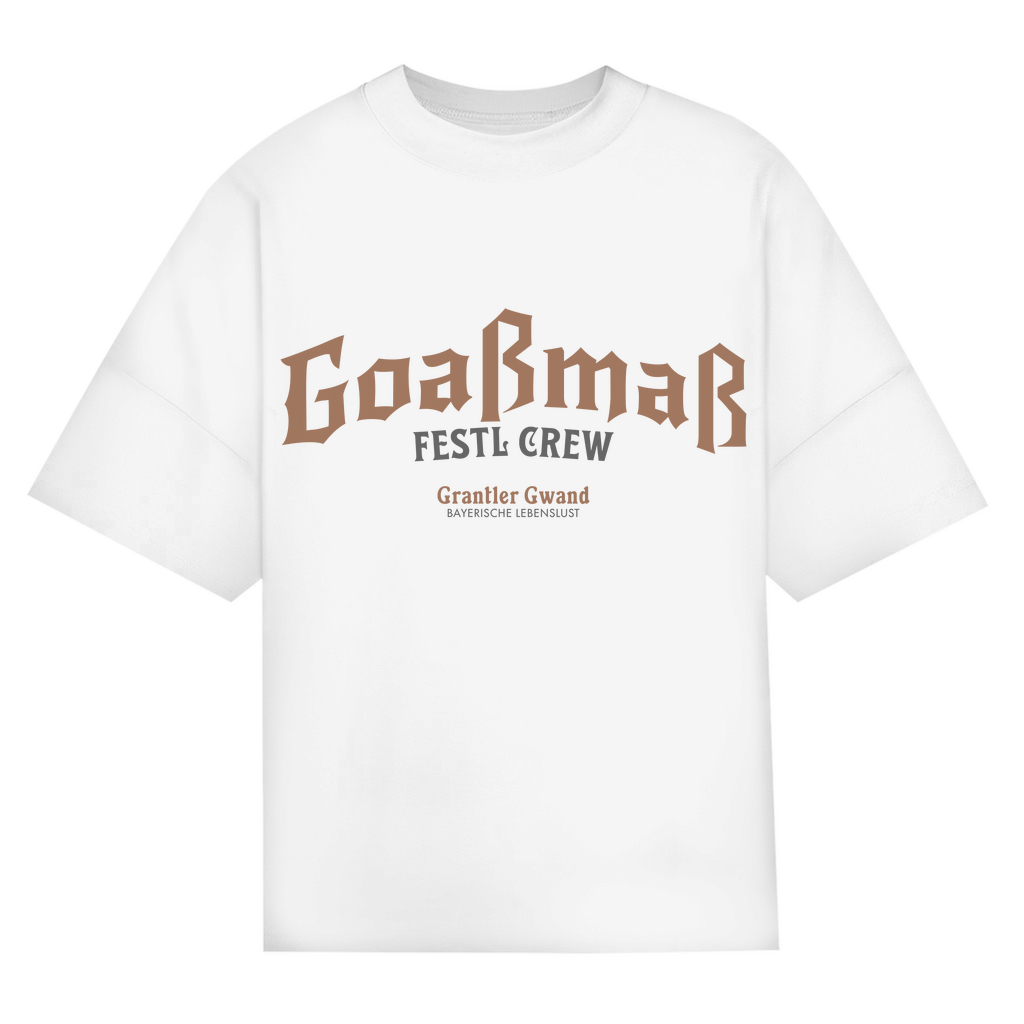 Bayerisches Oversize T-Shirt Unisex - Goaßmaß Festl Crew - Grantler Gwand